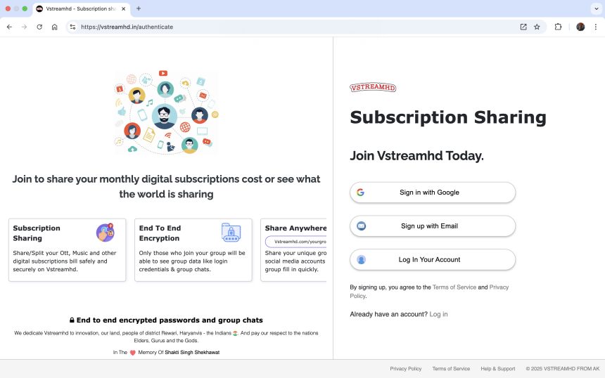 Solving the High Cost of OTT Subscriptions with Vstreamhd